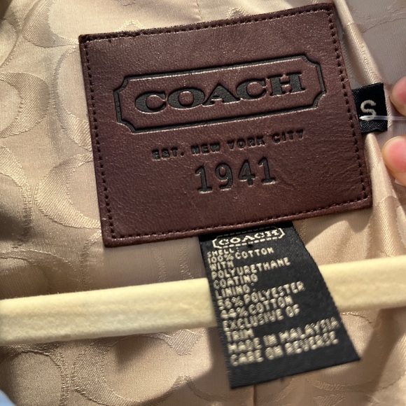 Coach trench coat jacket - Picture 4 of 7